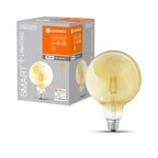 Osram / Ledvance LED Filament WIFI Smart+ Globe G125 gold 300° 6-53W/824 warmweiß 680lm E27 220-240V dimmbar