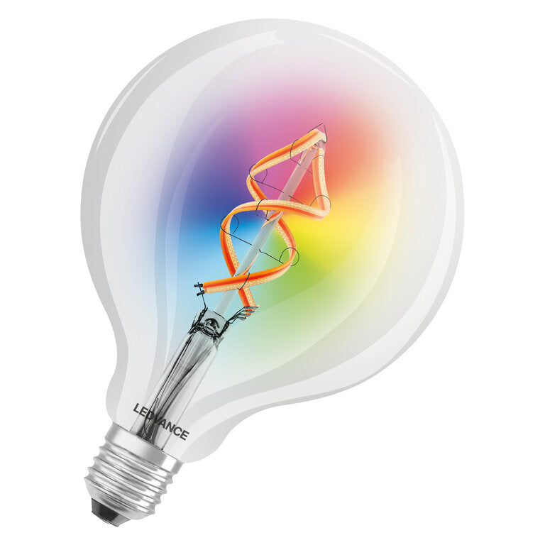 Osram / Ledvance LED Filament WIFI Smart+ Globe G125 klar 300° 4,5-30W/827 warmweiß 300lm E27 220-240V dimmbar