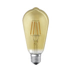 Osram / Ledvance LED Filament WIFI Smart+ Edison gold 300° 6-53W/824 warmweiß 680lm E27 220-240V dimmbar