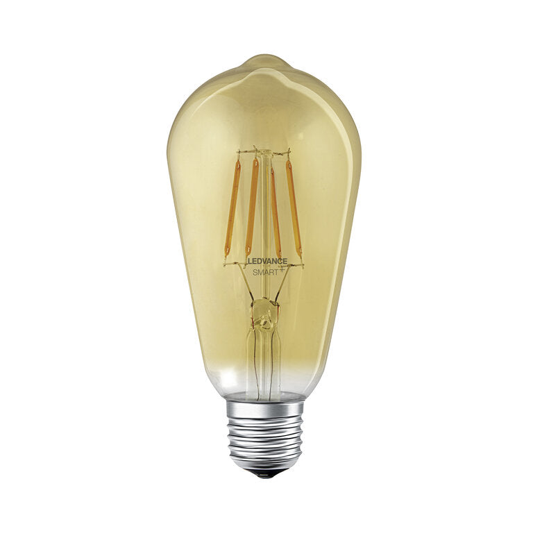Osram / Ledvance LED Filament WIFI Smart+ Edison gold 300° 6-53W/824 warmweiß 680lm E27 220-240V dimmbar