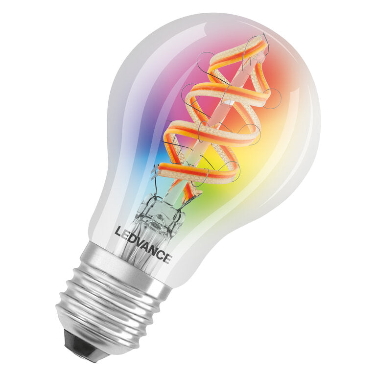 Osram / Ledvance LED Filament WIFI Smart+ Classic A klar 300° 4,5-30W/827 warmweiß 300lm E27 220-240V dimmbar