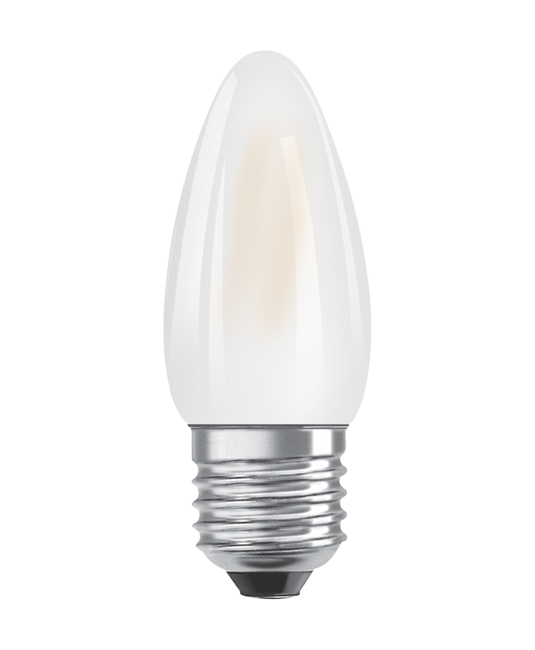 Osram / Ledvance LED Filament Star Kerze B matt 300° 5,5-60W/827 warmweiß 806lm E27 220-240V