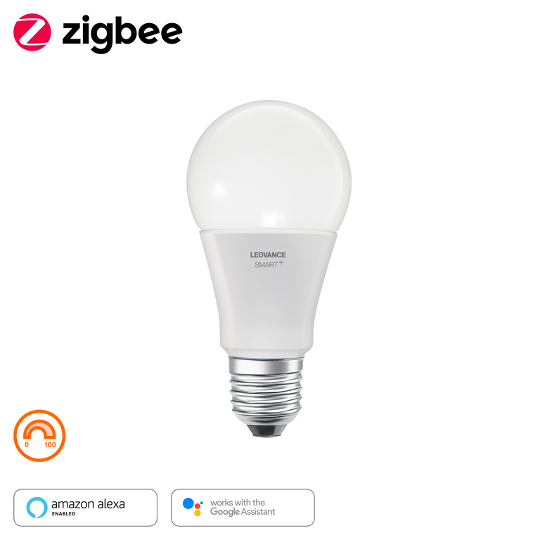 Osram / Ledvance LED Zigbee Smart+ Classic A matt 180° 9-60W/827 warmweiß 806lm E27 220-240V dimmbar