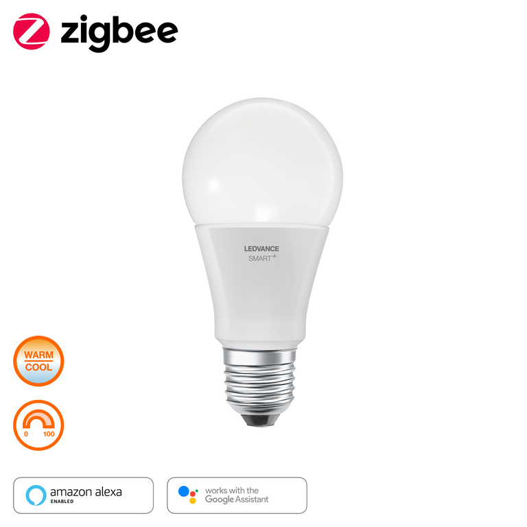 Osram / Ledvance LED Zigbee Smart+ Classic A matt 200° 9-60W/827-865 abstimmbares Weiß 806lm E27 220-240V dimmbar