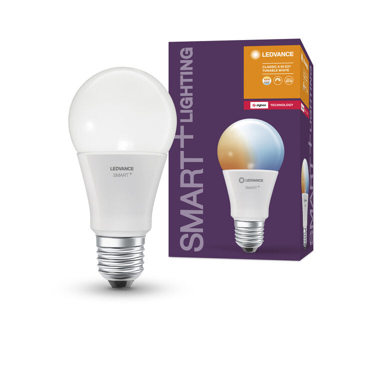 Osram / Ledvance LED Zigbee Smart+ Classic A matt 200° 9-60W/827-865 abstimmbares Weiß 806lm E27 220-240V dimmbar
