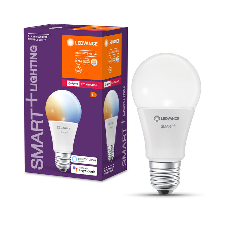 Osram / Ledvance LED Zigbee Smart+ Classic A matt 200° 9-60W/827-865 abstimmbares Weiß 806lm E27 220-240V dimmbar