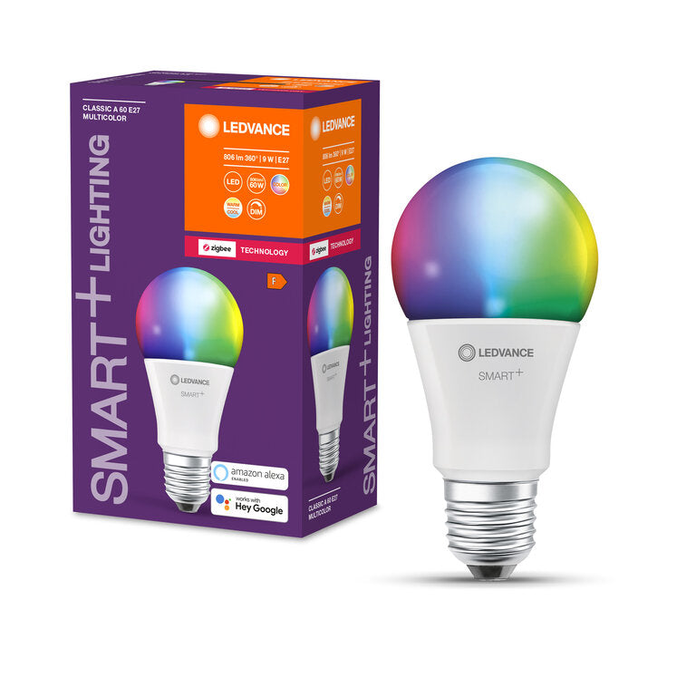 Osram / Ledvance LED Zigbee Smart+ Classic A matt 200° 9-60W/820-865 RGBW 806lm E27 220-240V dimmbar