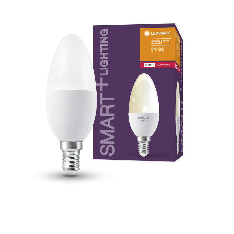 Osram / Ledvance LED Zigbee Smart+ Classic B matt 200° 4,9-40W/827 warmweiß 470lm E14 220-240V dimmbar