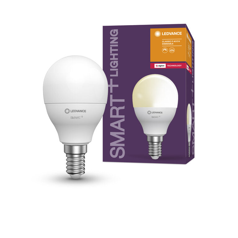 Osram / Ledvance LED Zigbee Smart+ Classic P matt 200° 4,9-40W/827 warmweiß 470lm E14 220-240V dimmbar
