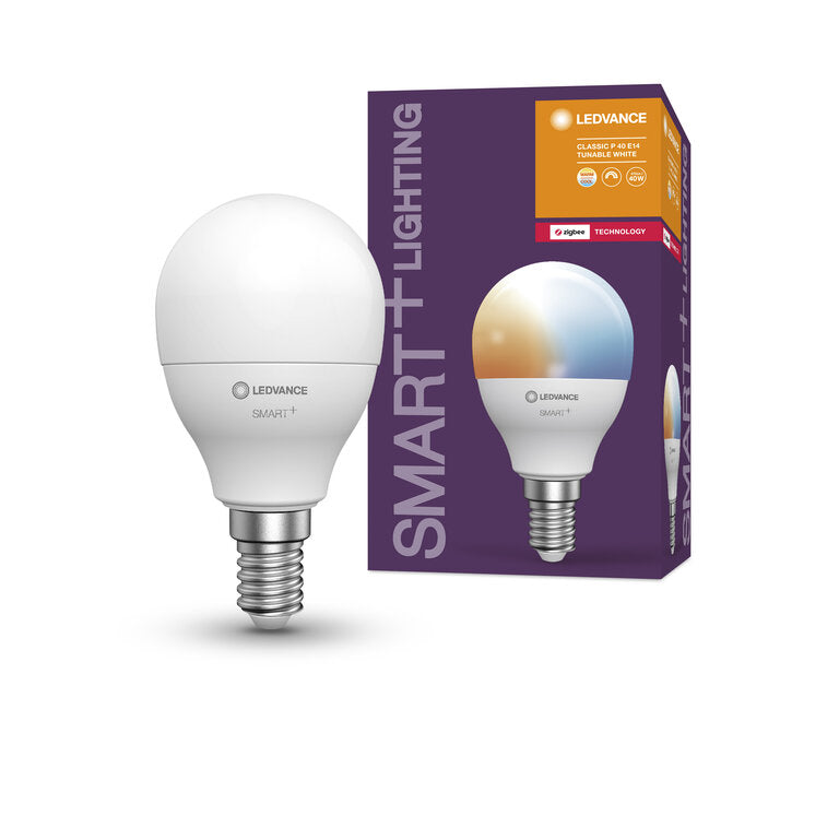 Osram / Ledvance LED Zigbee Smart+ Classic P matt 180° 4,9-40W/827-865 abstimmbares Weiß 470lm E14 220-240V dimmbar