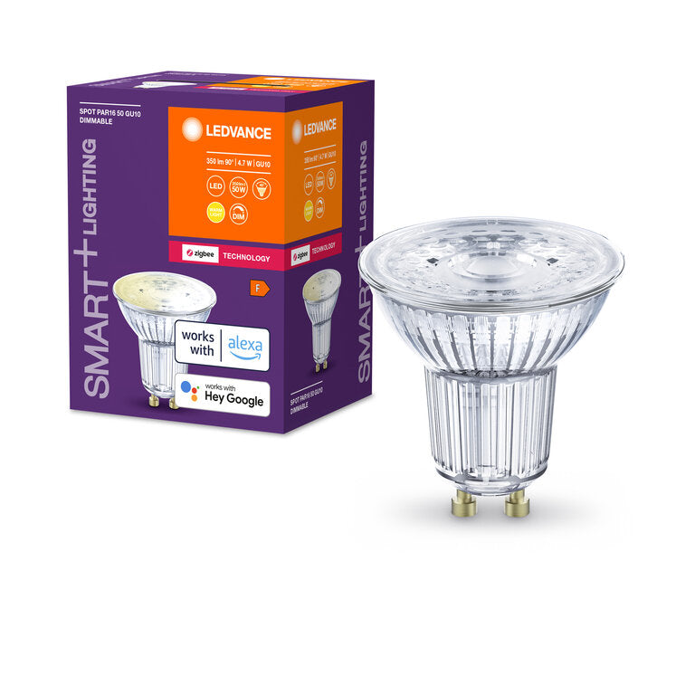 Osram / Ledvance LED Zigbee Smart+ Reflektor PAR16 45° 4,7-50W/827 warmweiß 350lm GU10 220-240V dimmbar