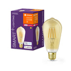 Osram / Ledvance LED Filament Zigbee Smart+ Edision ST64 gold ° 6-52W/824 extra warmweiß 680lm E27 220-240V dimmbar