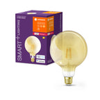 Osram / Ledvance LED Filament Zigbee Smart+ Globe G125 gold ° 6-52W/824 extra warmweiß 680lm E27 220-240V dimmbar
