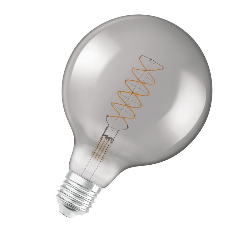 Osram / Ledvance LED Filament Vintage 1906 Globe G125 rauchig 320° 7,8-30W/818 extra warmweiß 360lm E27 220-240V dimmbar