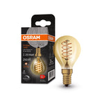 Osram / Ledvance LED Filament Vintage 1906 Classic P gold 320° 3,4-25W/822 extra warmweiß 250lm E14 220-240V dimmbar