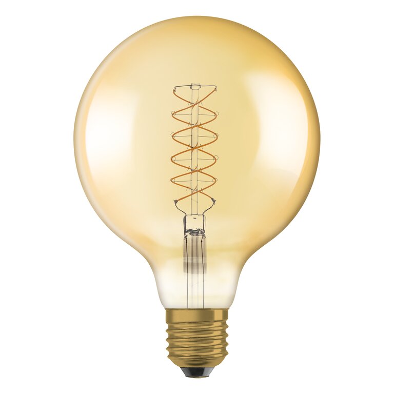 Osram / Ledvance LED Filament Vintage 1906 Globe G125 gold 320° 4,8-37W/822 extra warmweiß 420lm E27 220-240V dimmbar