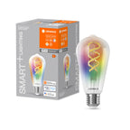 Osram / Ledvance LED Filament WIFI Smart+ Edison klar 320° 4,8-40W/827-865 RGBTW 470lm E27 220-240V dimmbar