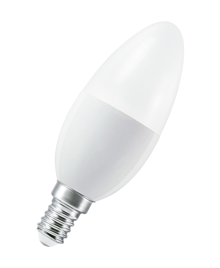 Osram / Ledvance LED WIFI Smart+ Classic B matt 200° 4,9-40W/827 warmweiß 470lm E14 220-240V dimmbar