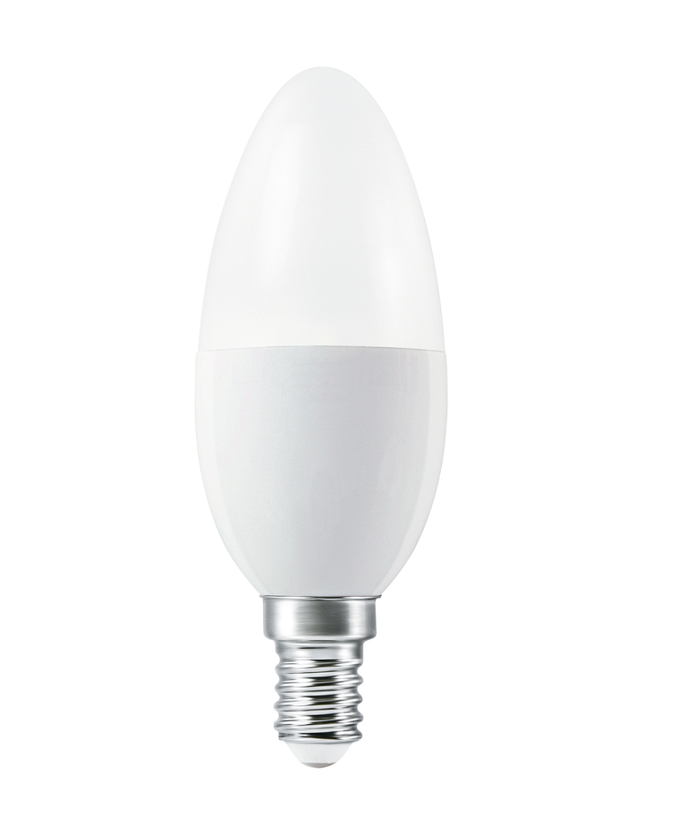Osram / Ledvance LED WIFI Smart+ Classic B matt 200° 4,9-40W/827 warmweiß 470lm E14 220-240V dimmbar