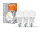 Ledvance LED WIFI Smart+ Classic A60 matt 220° 9-60W/827 warmweiß 806lm E27 220-240V dimmbar 3er Pack