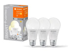 Ledvance LED WIFI Smart+ Classic A60 matt 220° 9,5-75W/827 warmweiß 1055lm E27 220-240V dimmbar 3er Pack