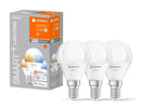 Ledvance LED WIFI Smart+ Tropfen P40 matt 180° 4,9-40W/827-865 abstimmbares Weiß 470lm E14 220-240V dimmbar 3er Pack