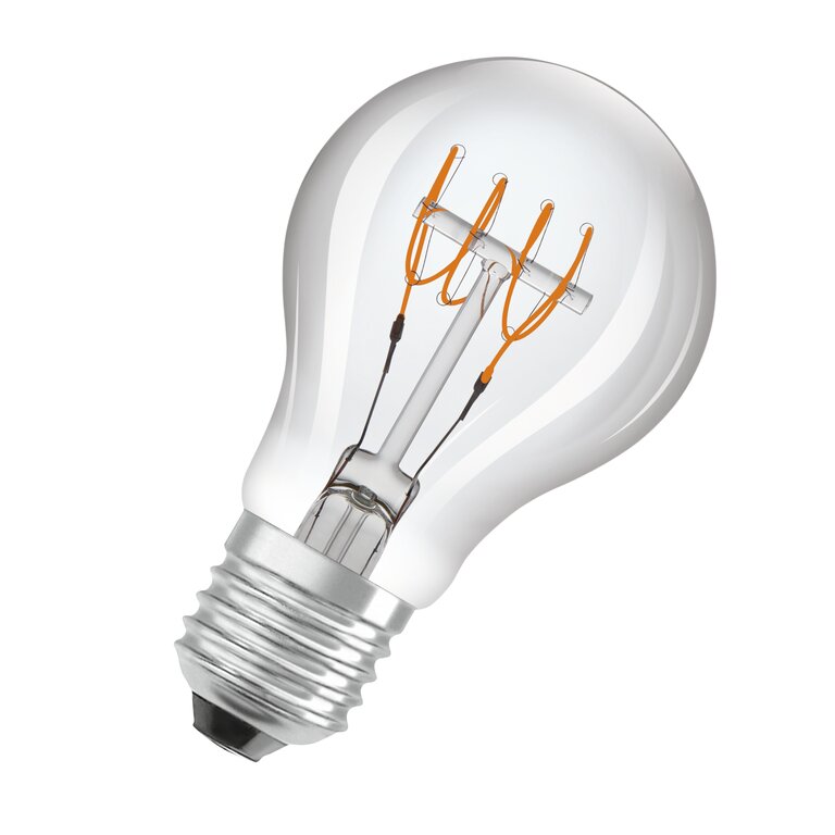 Osram / Ledvance LED Filament Base Classic A klar 320° 5,9-48W/827 warmweiß 600lm E27 220-240V 2er Pack