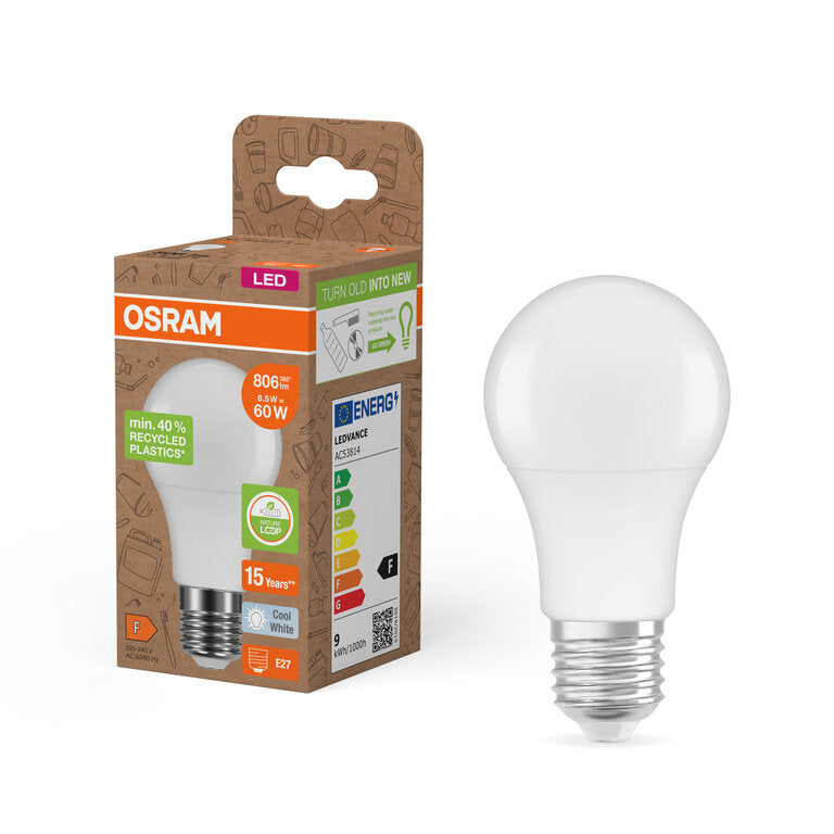 Osram / Ledvance LED Star Classic A matt 200° 8,5-60W/840 kaltweiß 806lm E27 220-240V