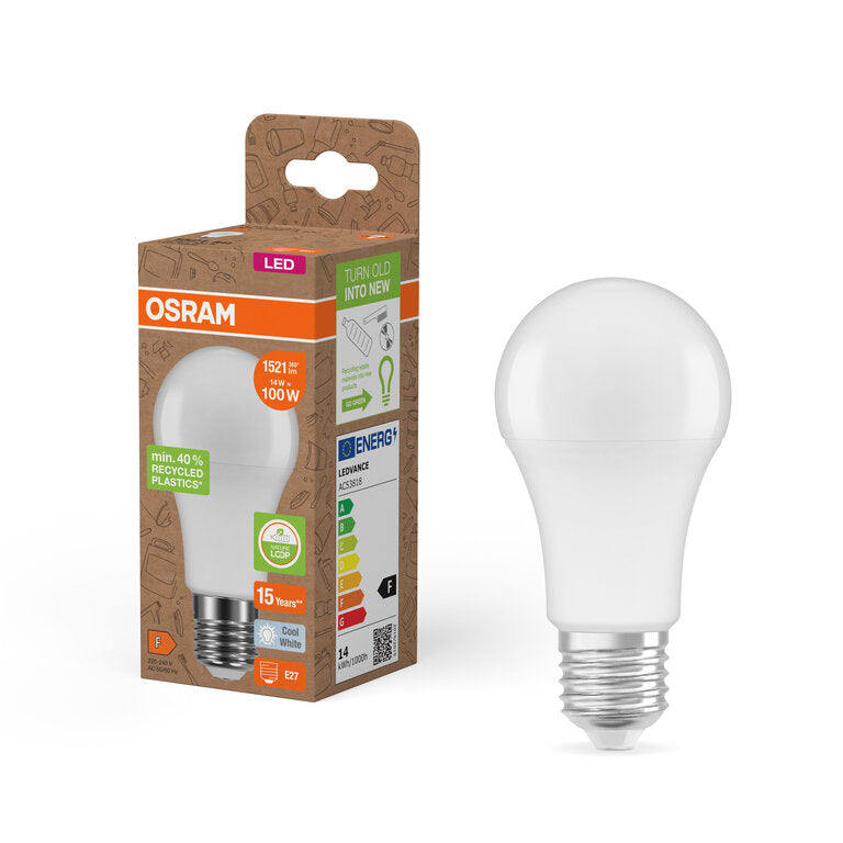Osram / Ledvance LED Star Classic A matt 200° 14-100W/840 kaltweiß 1521lm E27 220-240V