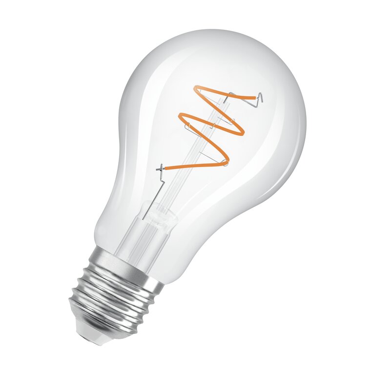Osram / Ledvance LED Filament Vintage 1906 Classic A klar 300° Spiral 4,6-40W/922 extra warmweiß 470lm E27 220-240V dimmbar
