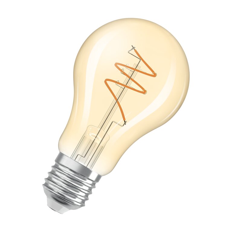 Osram / Ledvance LED Filament Vintage 1906 Classic A klar 300° Spiral 4,9-40W/927 warmweiß 470lm E27 220-240V dimmbar