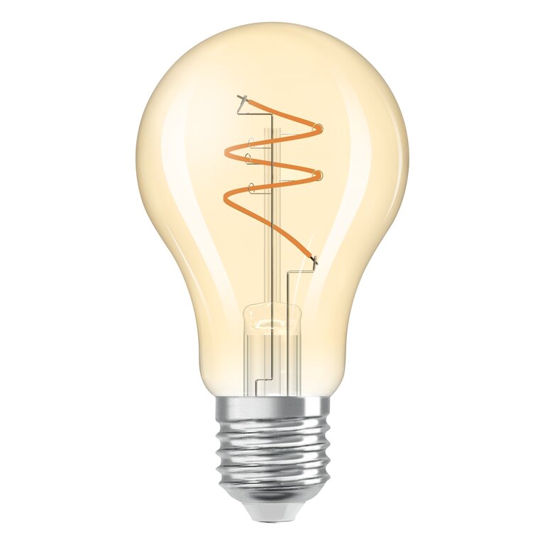 Osram / Ledvance LED Filament Vintage 1906 Classic A klar 300° Spiral 4,9-40W/927 warmweiß 470lm E27 220-240V dimmbar