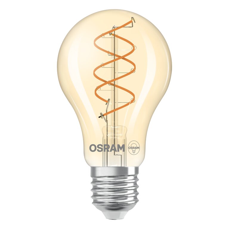 Osram / Ledvance LED Filament Vintage 1906 Classic A klar 300° Spiral 8-60W/922 extra warmweiß 806lm E27 220-240V dimmbar