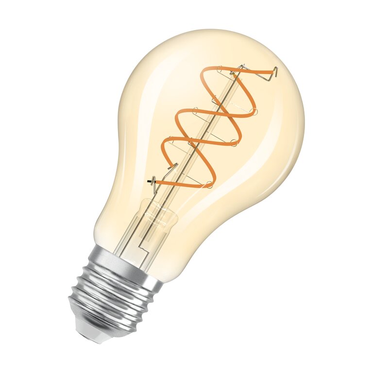 Osram / Ledvance LED Filament Vintage 1906 Classic A klar 300° Spiral 8-60W/922 extra warmweiß 806lm E27 220-240V dimmbar