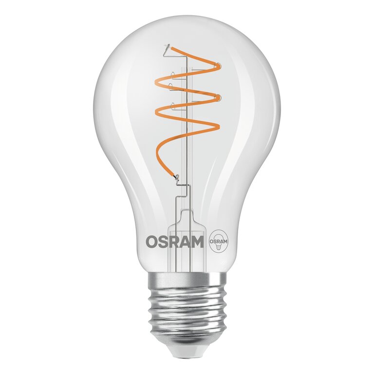 Osram / Ledvance LED Filament Vintage 1906 Classic A klar 300° Spiral 5,9-60W/827 warmweiß 806lm E27 220-240V