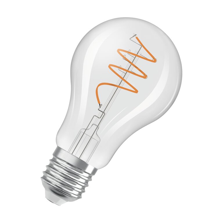 Osram / Ledvance LED Filament Vintage 1906 Classic A klar 300° Spiral 5,9-60W/827 warmweiß 806lm E27 220-240V