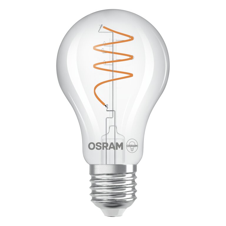 Osram / Ledvance LED Filament Vintage 1906 Classic A klar 300° Spiral 3,4-40W/827 warmweiß 470lm E27 220-240V