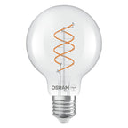 Osram / Ledvance LED Filament Vintage 1906 Globe G80 klar 300° Spiral 7,2-60W/927 warmweiß 806lm E27 220-240V dimmbar