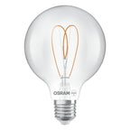 Osram / Ledvance LED Filament Vintage 1906 Globe G95 klar 300° Heart 7,2-60W/927 warmweiß 806lm E27 220-240V dimmbar