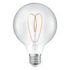 Osram / Ledvance LED Filament Vintage 1906 Globe G95 klar 300° Heart 7,2-60W/927 warmweiß 806lm E27 220-240V dimmbar