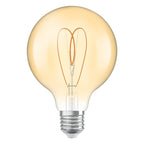 Osram / Ledvance LED Filament Vintage 1906 Globe G95 klar 300° Heart 8-60W/922 extra warmweiß 806lm E27 220-240V dimmbar