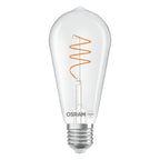 Osram / Ledvance LED Filament Vintage 1906 Edison ST klar 300° Spiral 3,4-40W/827 warmweiß 470lm E27 220-240V