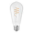 Osram / Ledvance LED Filament Vintage 1906 Edison ST klar 300° Spiral 3,4-40W/827 warmweiß 470lm E27 220-240V