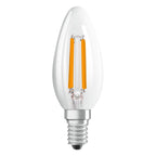 Osram / Ledvance LED Filament Kerze B klar 330° UltraEfficient 1,2-25W/827 warmweiß 255lm E14 220-240V