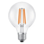 Osram / Ledvance LED Filament Globe G80 klar 330° UltraEfficient 2,2-40W/827 warmweiß 470lm E27 220-240V