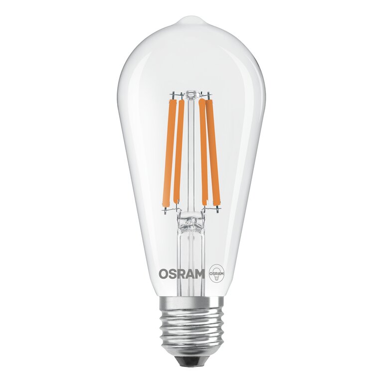 Osram / Ledvance LED Filament Star Edison ST klar 300° 6,5-60W/840 kaltweiß 806lm E27 220-240V