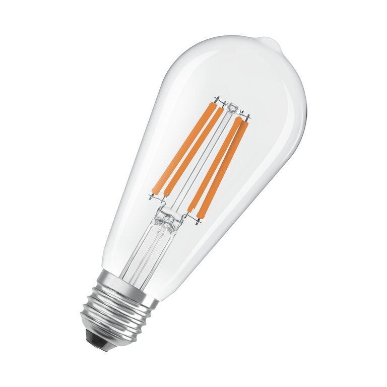 Osram / Ledvance LED Filament Star Edison ST klar 300° 6,5-60W/840 kaltweiß 806lm E27 220-240V