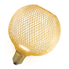 Osram / Ledvance LED Decor Globe matt gold 100° Flat 3,5-28W/827 warmweiß 300lm E27 220-240V