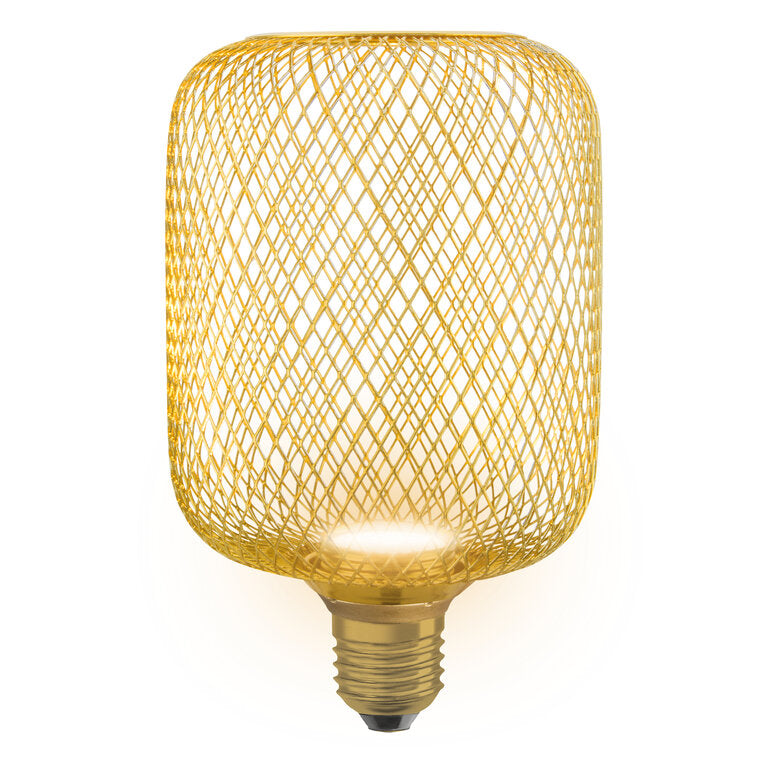 Osram / Ledvance LED Decor Square matt gold 100° Flat 3,5-28W/827 warmweiß 300lm E27 220-240V
