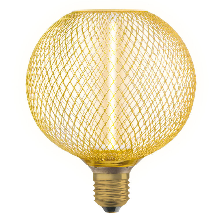 Osram / Ledvance LED Filament Decor Globe G125 klar 320° Straw 3,5-16 W/818 extra warmweiß 150lm E27 220-240V dimmbar